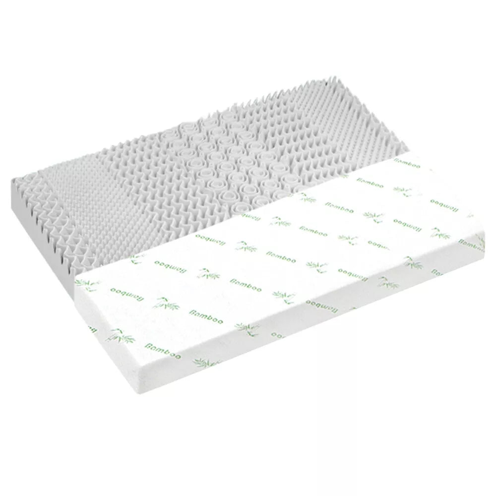 Graphite Infused Memory Foam Mattress Topper Bamboo Cover 8cm
