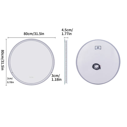 Smart Round Bathroom Mirror