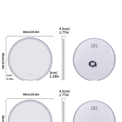 Smart Round Bathroom Mirror