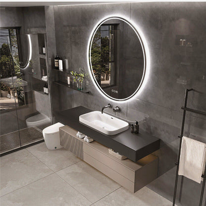 Dimmable and Anti-fog Touch Screen LED Light Mirror