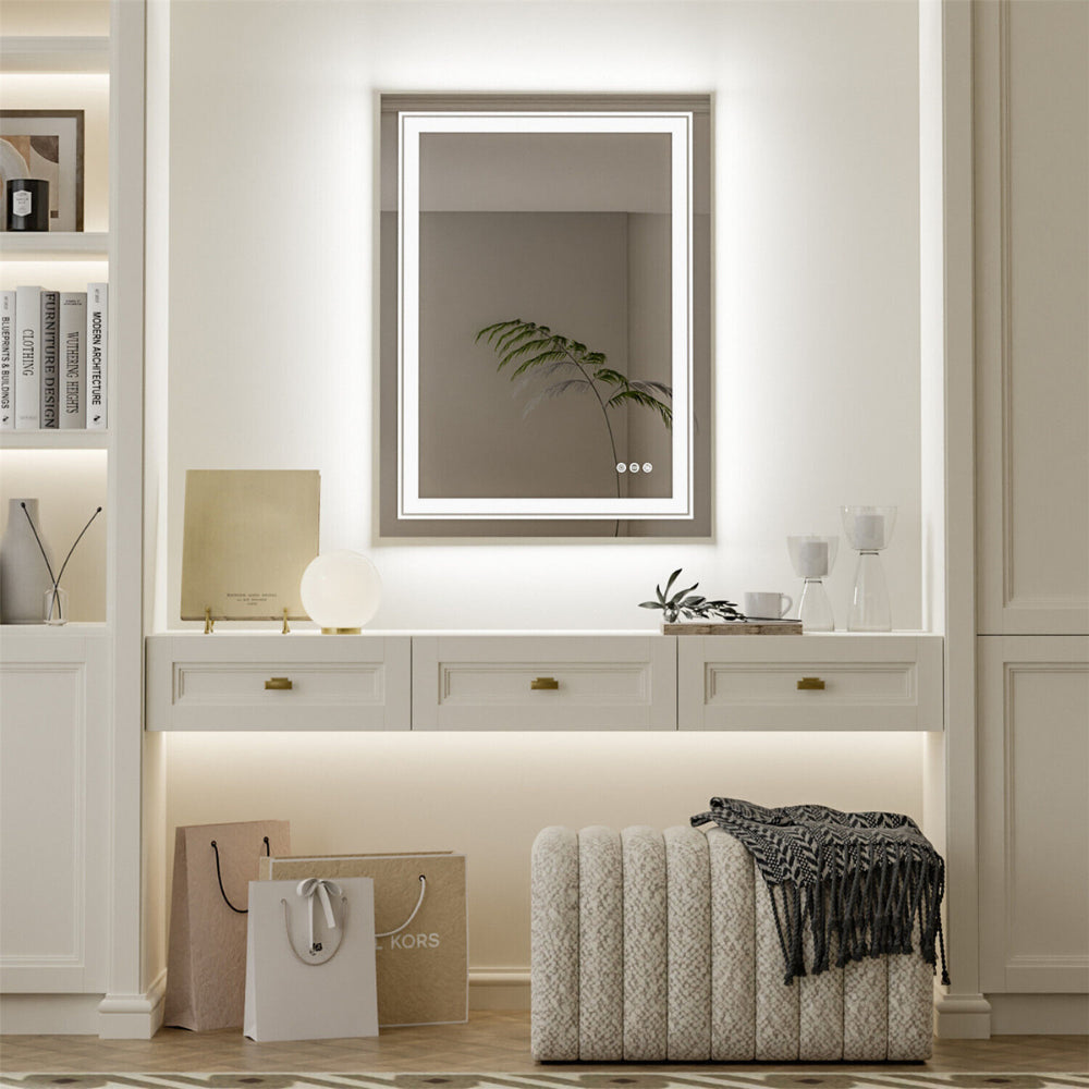 Stylish LED Wall Mounted Magnifying Mirror