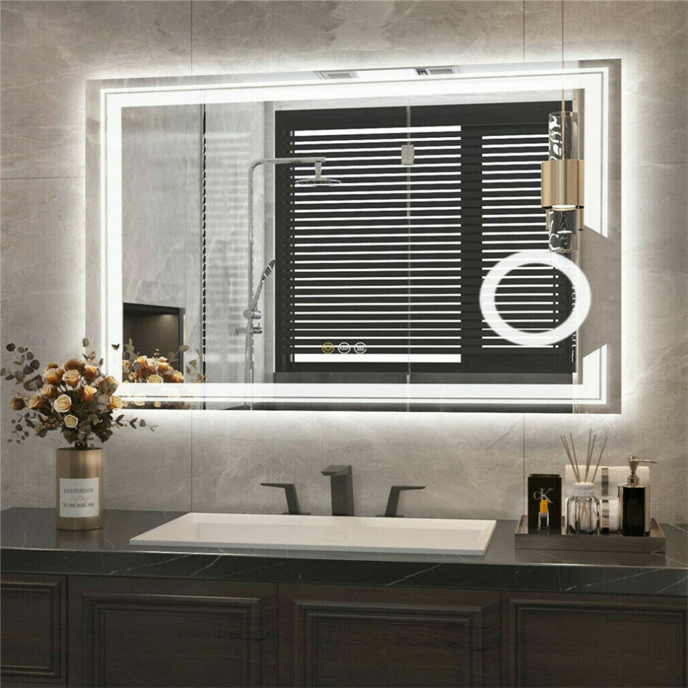 Stylish LED Wall Mounted Magnifying Mirror