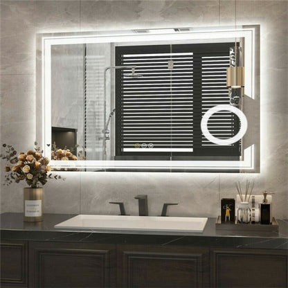 Stylish LED Wall Mounted Magnifying Mirror
