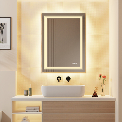 Stylish LED Wall Mounted Magnifying Mirror