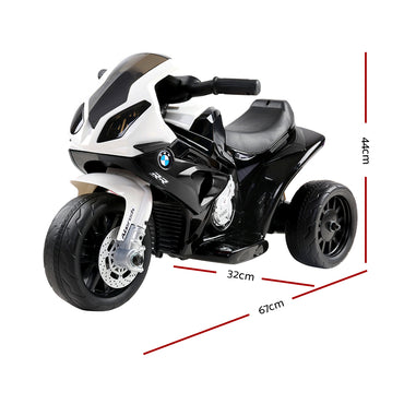 Kids Ride On Car Electric Motorcycle Motorbike BMW Licensed S1000RR Black